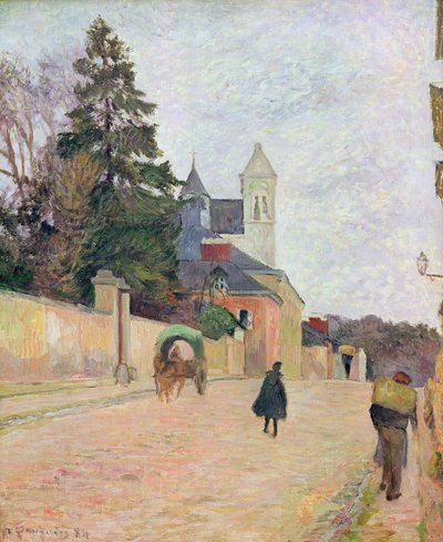 Ein Dorfweg von Paul Gauguin